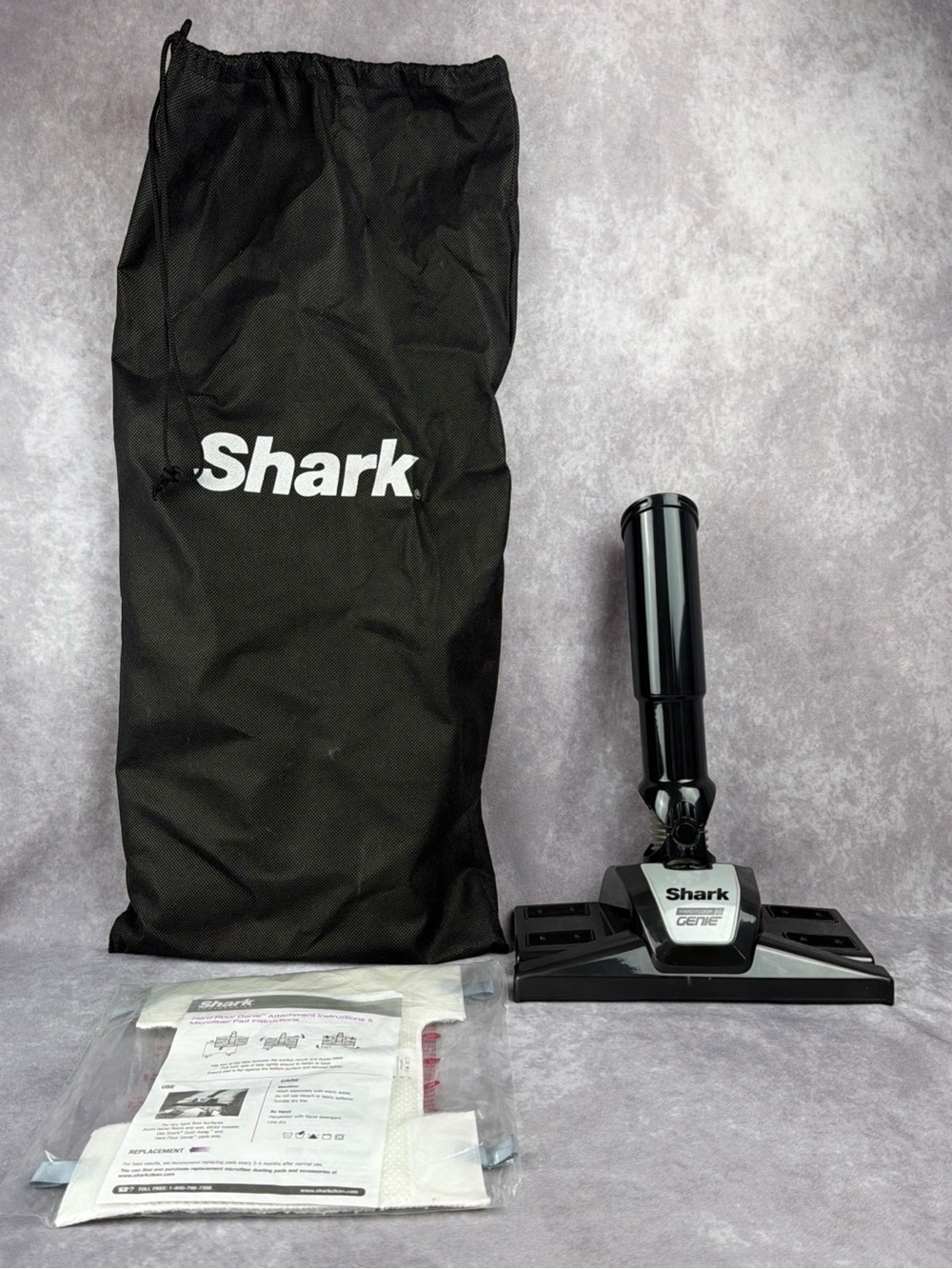 Shark NV650 Hard Floor Genie Attachment Pad Storage Bag Replacement Parts